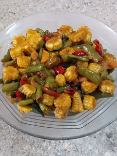 Foto resep Tumis putren plus buncis