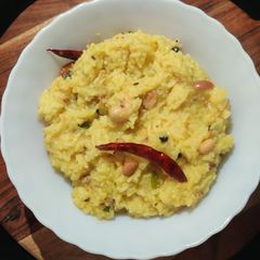 A picture of Khara Pongal.
