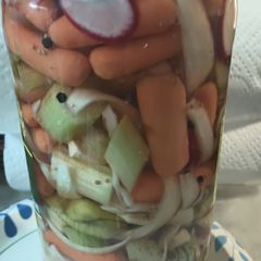A picture of Pickled with Cognac and Vinegar.