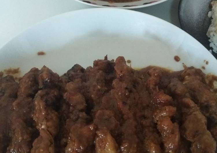 Sate Ayam Bumbu Kacang simpel