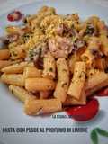 Pasta con pesce al profumo di limone