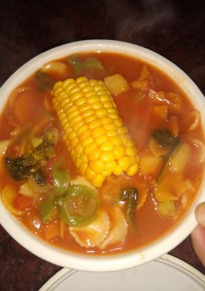 Una foto de Guiso vegetariano súper nutritivo!