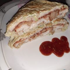 A picture of Egg Lapaita Sandwich.