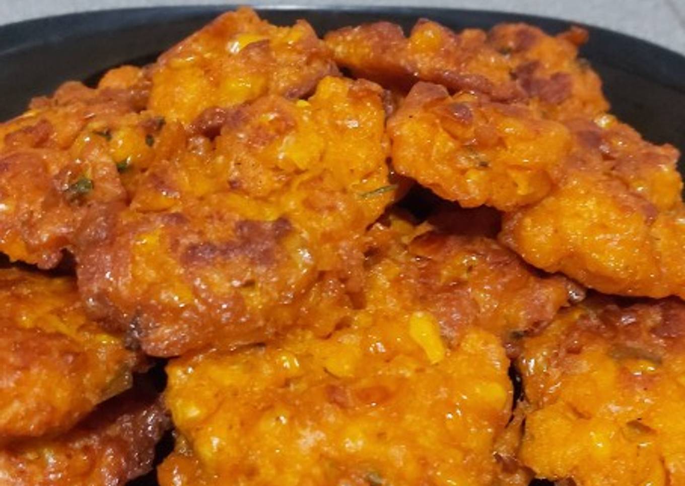 Pergedel jagung khas minang