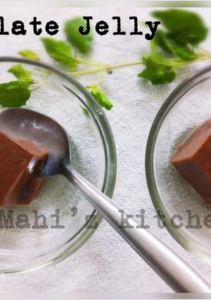 A picture of Chocolate jelly.
