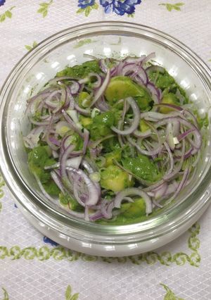 Una foto de Potato(papas al pesto)