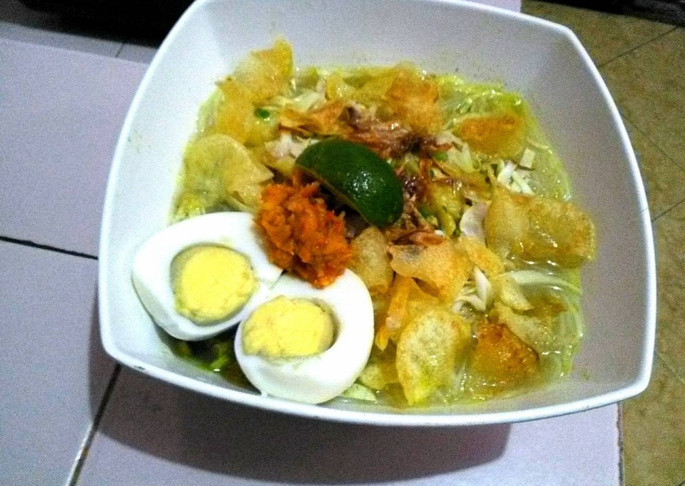 Soto ayam segar