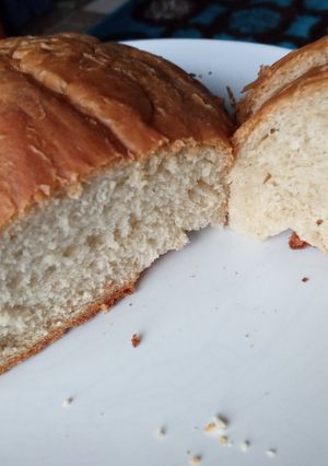 A picture of Condensed Milk Bread/ sweet bread.