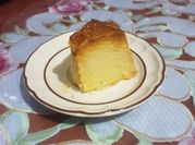 Una foto de flan quesillo