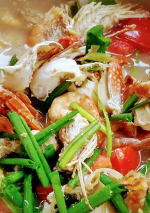 รูปของ ต้มยำปูกุ้ง เผ็ดน้อย