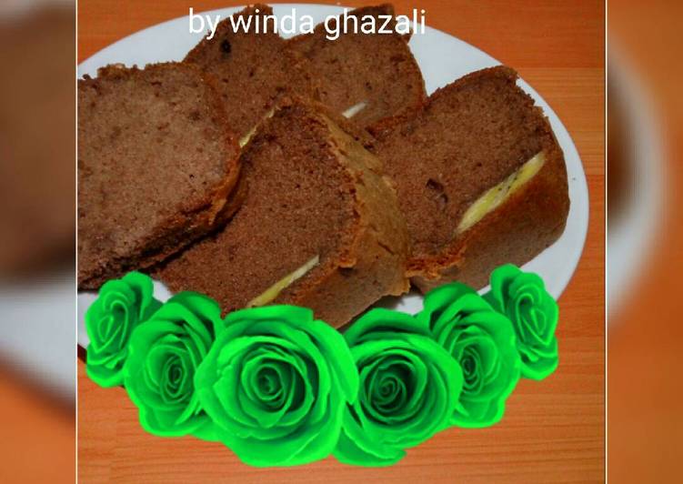 Bolu pisang coklat alamanda...lembuuut kinyis kinyis