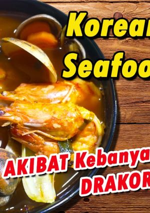 Foto resep Korean Spicy Seafood Soup (Sup seafood pedas ala korea)