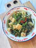 Tumis Kangkung Putih Telur Masak Tauco (6)
