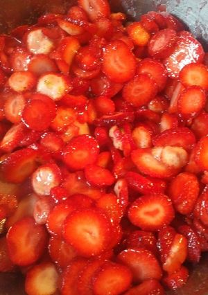 A picture of Putting up Strawberries.
