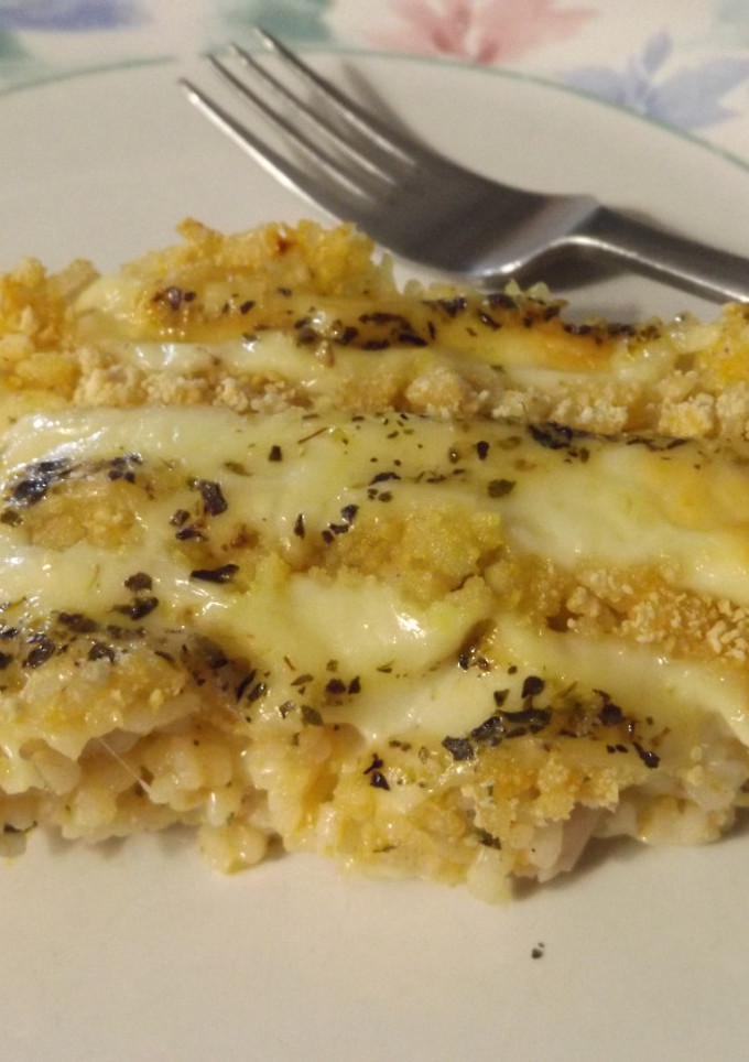 Una foto de Arroz al horno con Provolone