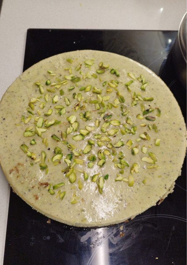 Una foto de Tarta de pistacho