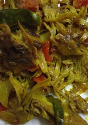 A picture of Kathal ki sabzi.