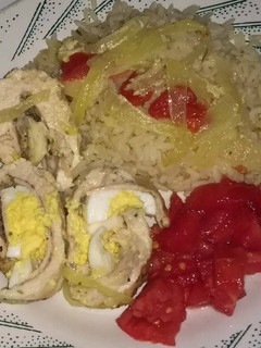 Una foto de Pollo relleno