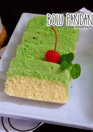Foto resep Bolu Pandan Kukus 1 Telur Irit