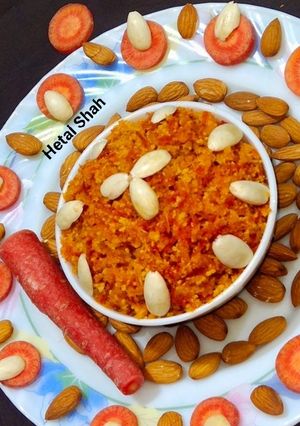 A picture of Gajar Ka Halwa (Carrot Halwa Recipe).