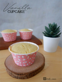 Foto resep Vanilla cupcake simple