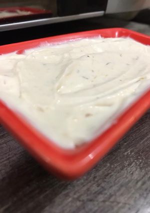 Una foto de Dip queso crema
