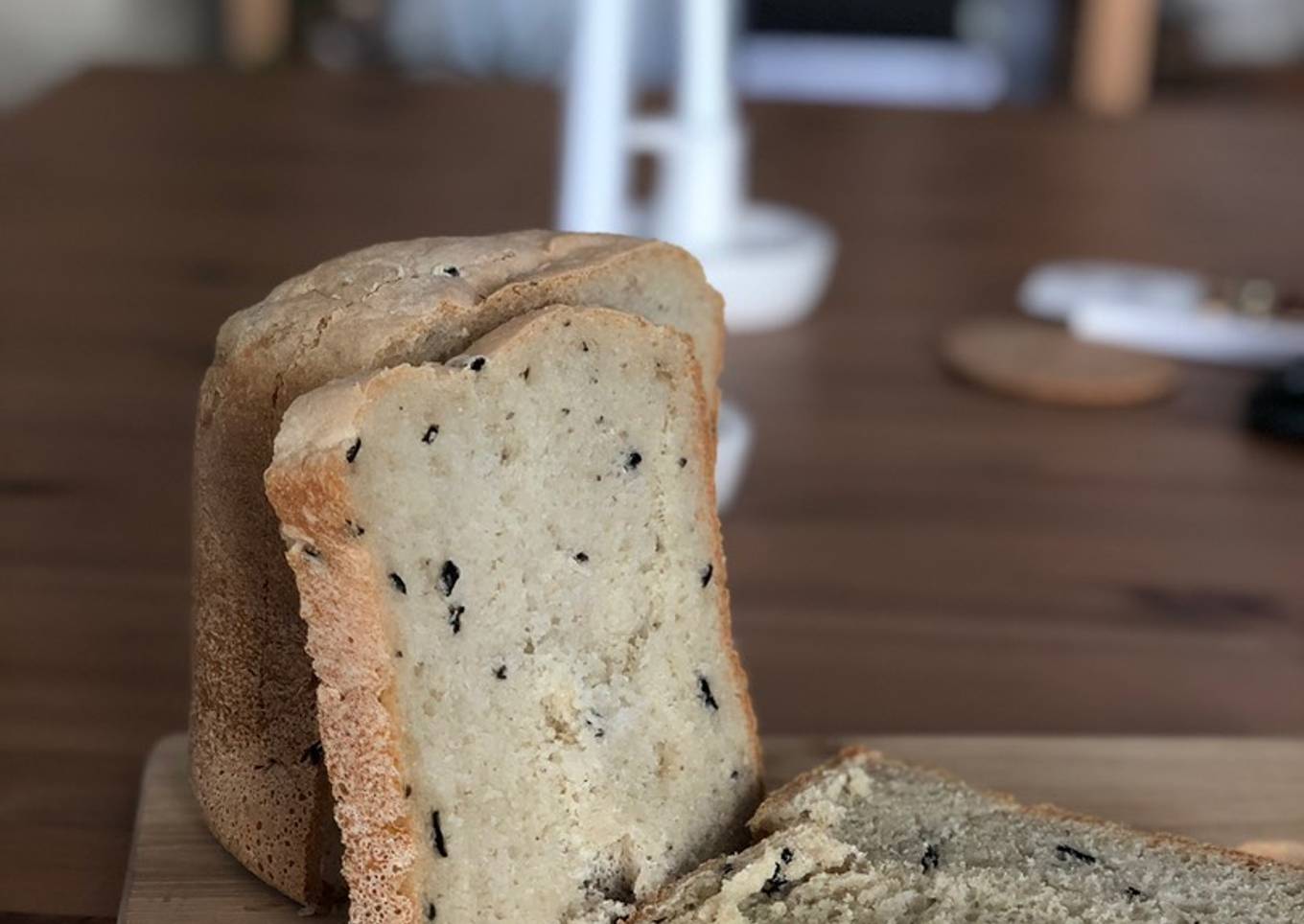 Pan francés de cebolla y olivas