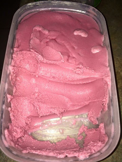 Una foto de Helado casero de Frambuesas