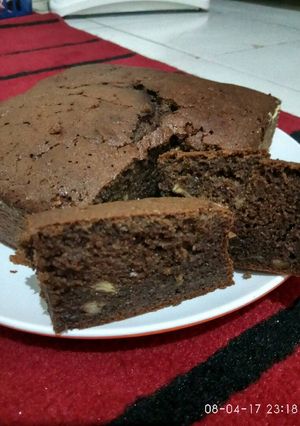 Foto resep Bolu Pisang Coklat(no.mixer)