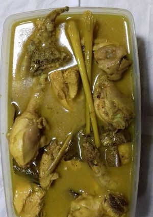 Foto resep Ayam Santan Kuning (bumbu sederhana)