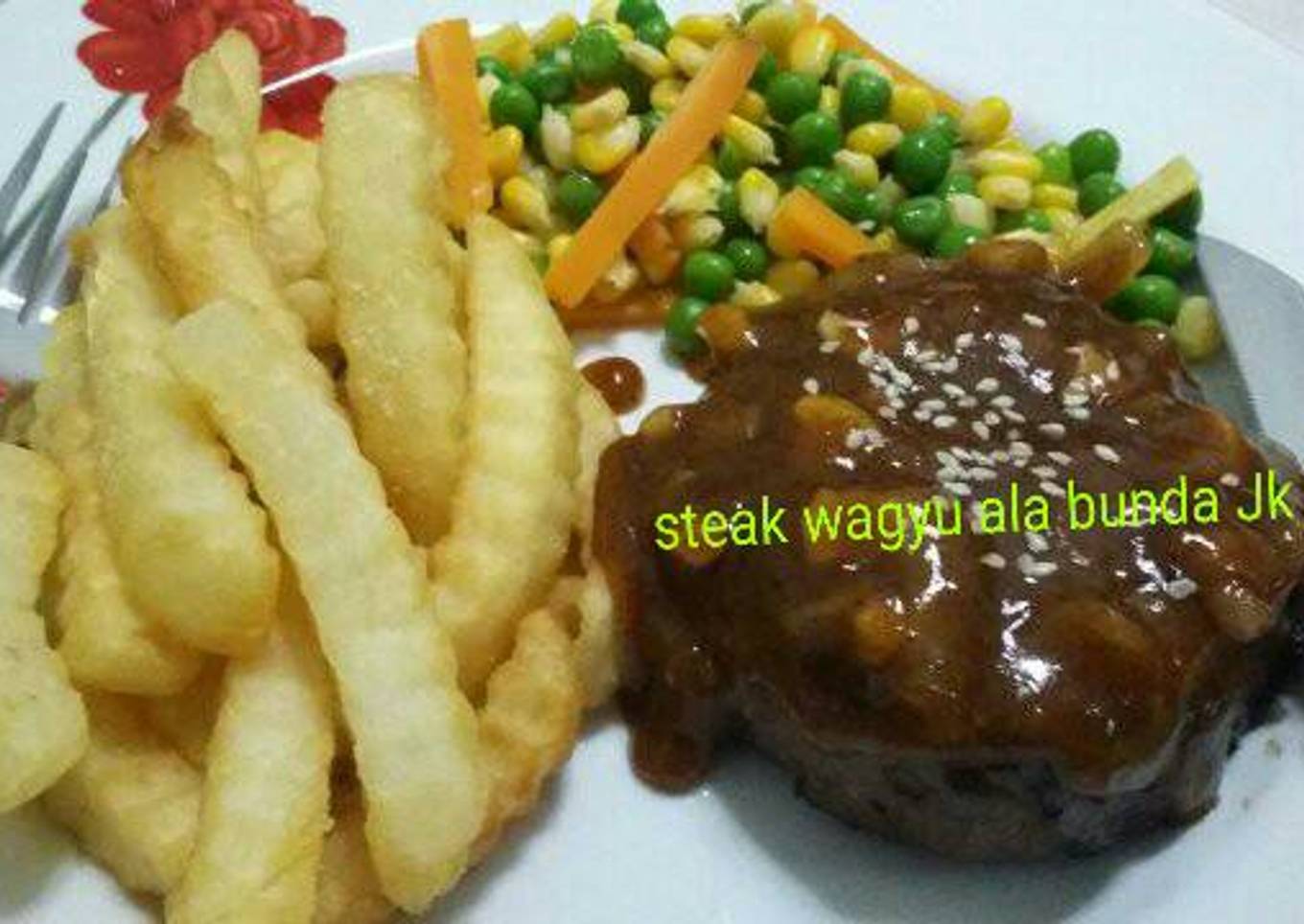 Steak wagyu ala bunda jk
