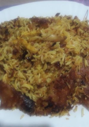 عکسی از دستور مرغ و پلو