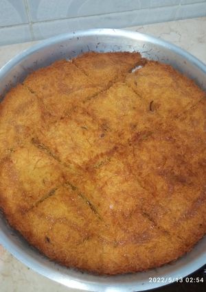 صورة لوصفة كنافة سادة مقرمشة 😋