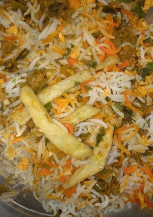 A picture of Chinese briyani.