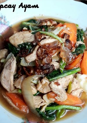 Foto resep Capcay Ayam