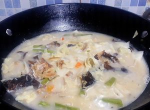 Resep sawi putih santan ikan rumahan enak dan mudah - Cookpad