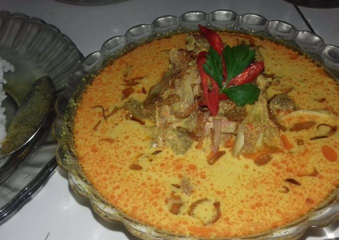 Cara Buat Gulai nangka + daging Irit Untuk Jualan