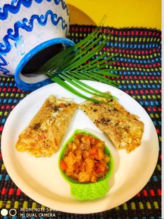 মোগলাই পরোটা ও পটেটো কারি (MogHlai Parota O Patato Curry Recipe in Bengali) রেসিপির প্রধান ছবি
