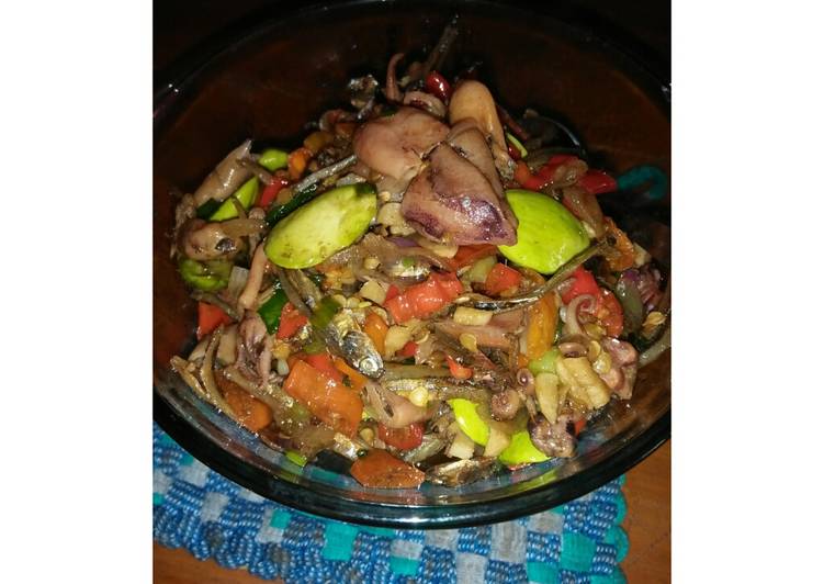 Bumbu Menyiapkan Sambel iris cumi asin yang Sempurna