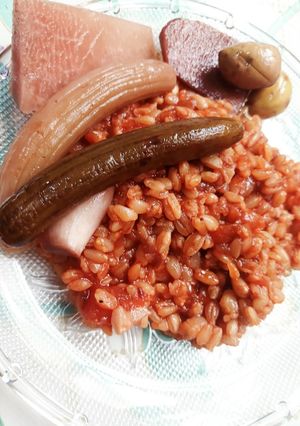 صورة لوصفة قمح بالبندورة