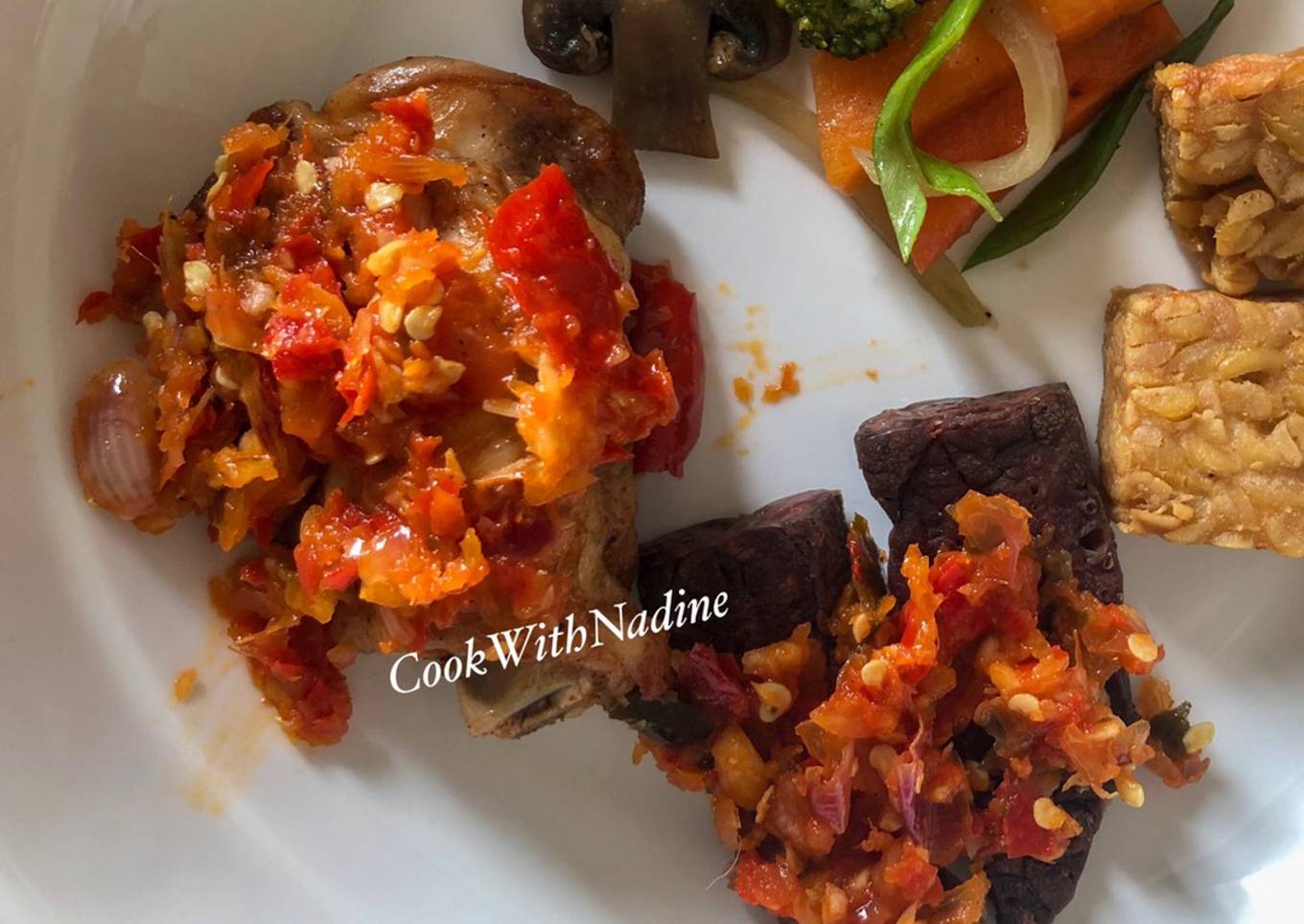 Sambal ayam geprek