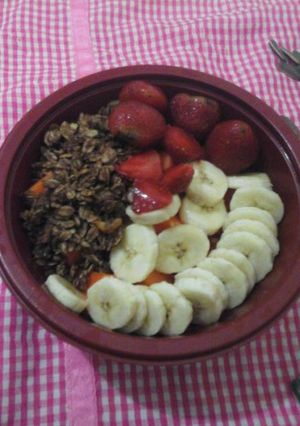 Foto resep Healtybowl🍃🍓🍌🍓🍶 granolabowl