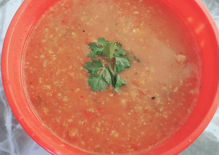 شوربه الدجاج 😍 😍
