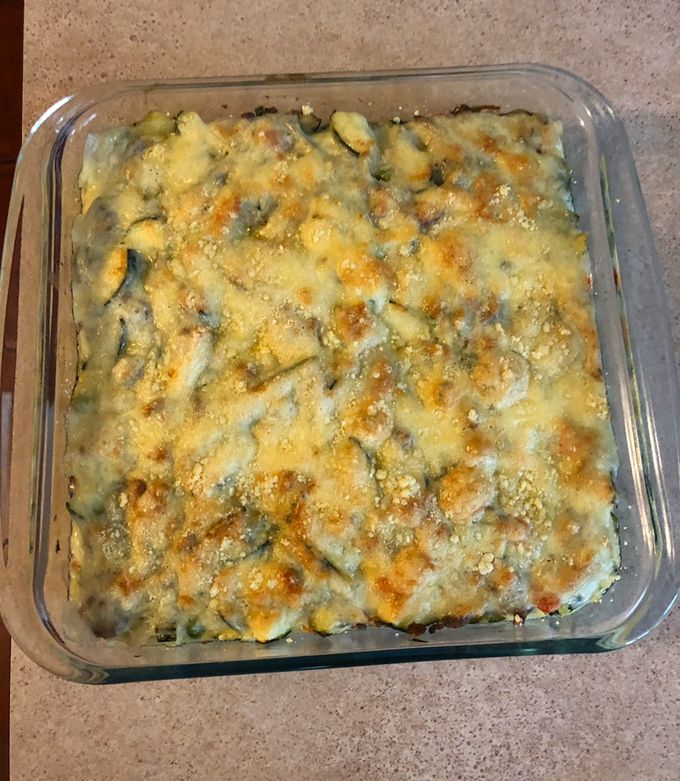 Una foto de Budín de verduras y carne