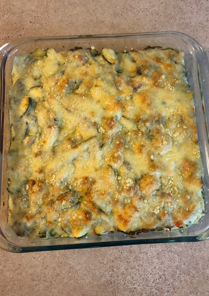 Una foto de Budín de verduras y carne