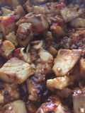 Filete de pescado con chipotle seco