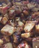 Filete de pescado con chipotle seco