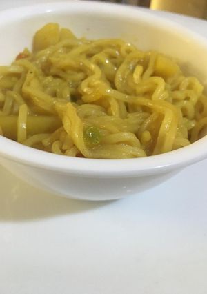 A picture of Masala meggi.