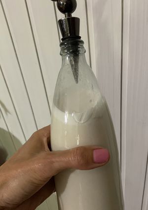 Una foto de Leche de coco y nuez