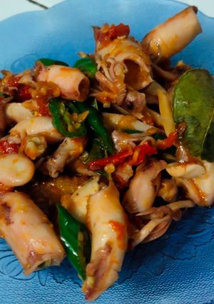 Foto resep Cumi asin cabe ijo